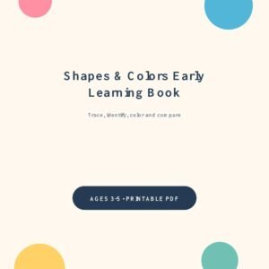 Preschool Shapes and Colors Early Learning Book cover