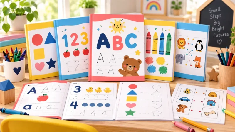 Complete printable preschool learning bundle for home ages 3-5