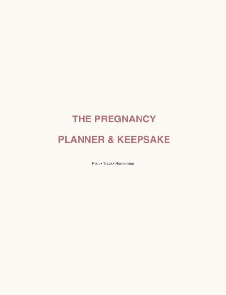 Ultimate Pregnancy Planner & Keepsake Bundle (88pg PDF)
